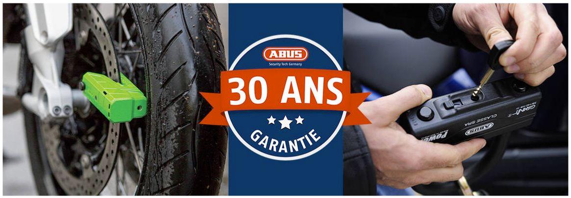 Antivols Moto Abus garantis 30 ans