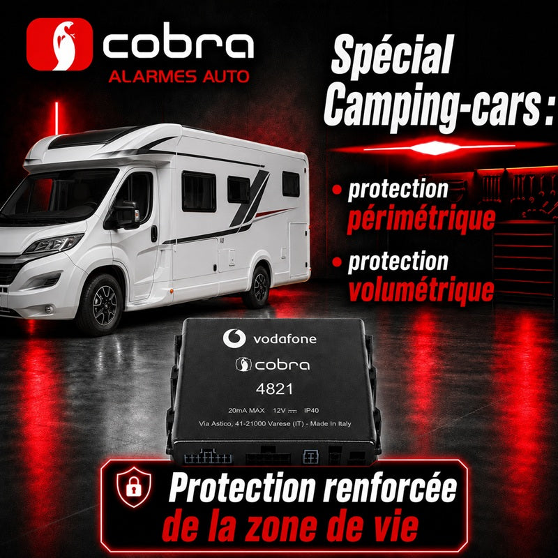 Alarme Camping car 4821 CAN BUS COBRA