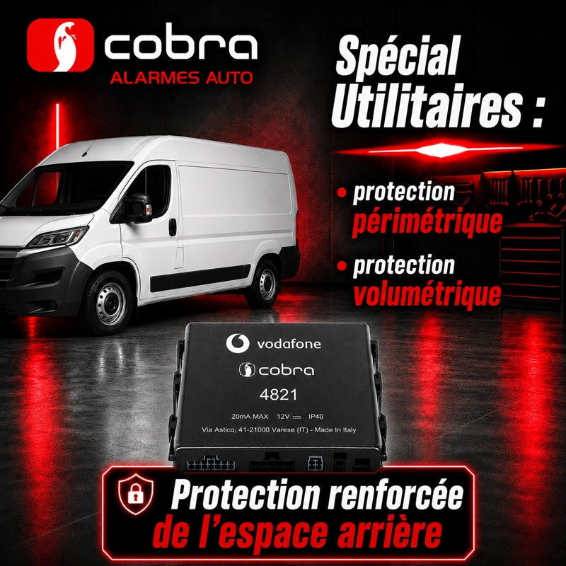 Alarme Utilitaire Cobra 4821 CAN BUS