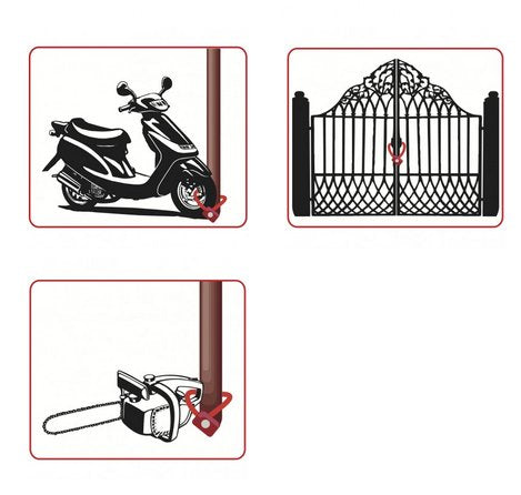 Cable antivol heavy duty Lock Alarm 1411 2