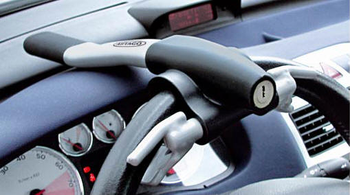 antivol auto barre volant tableau bord artago 869