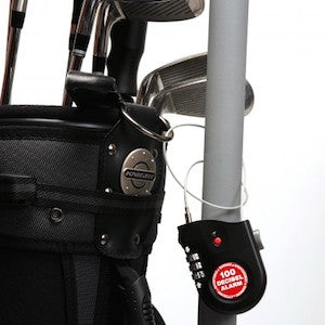 cable lock alarm mini chariot golf