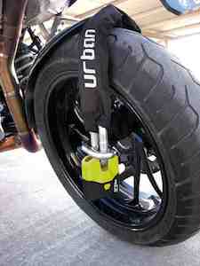 Chaine + cadenas antivol moto Urban U8K120
