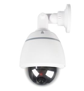 Caméra Dôme factice LED IP44 Blanc NEDIS