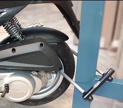Antivol U RK120 spécial coffre scooter Booster Bw's moto SRA HOMOLOGUE Assurance 