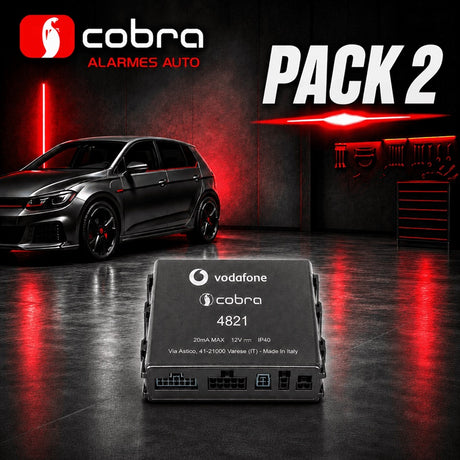 Alarme voiture Cobra 4821 + détecteur anti-soulèvement