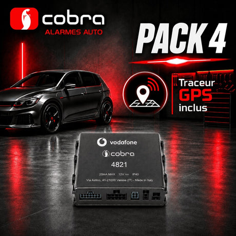 Alarme voiture Cobra 4821 CAN BUS + Traceur GPS
