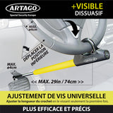 Barre antivol volant-pédale de frein 871/B Artago