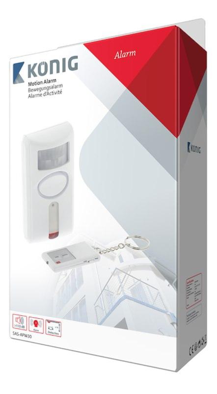 alarme detecteur mouvement 110db antivol moto voiture Konig 3