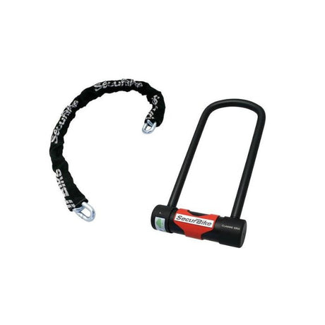 Antivol Moto U SRA Elite 85 - Homologué SRA, Acier Cémenté Ø18mm, Double Verrouillage Ultra Résistant Pour Moto & Scooter
