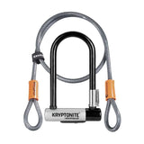 antivol u velo kryptonite kryptolok serie 2 mini 7 gris cable flex