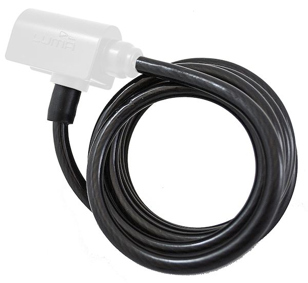 cable spiral velo antivol bumper luma cle