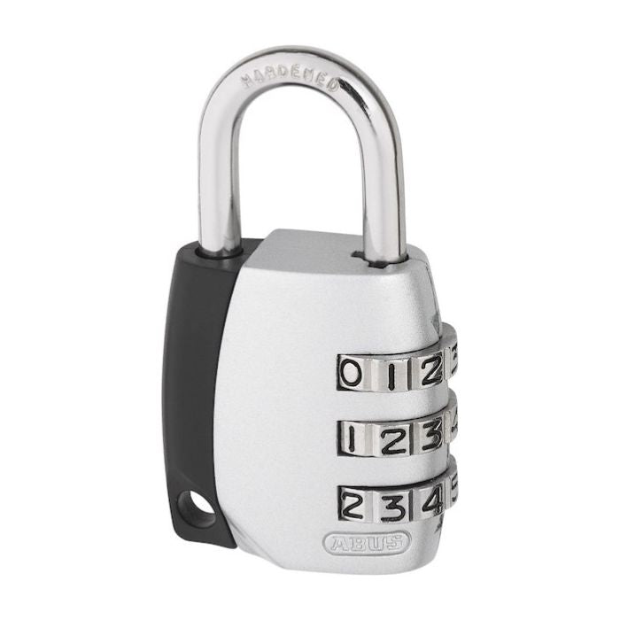Cadenas à Combinaison ABUS 57017 Pour Bagages - 30 Mm, Noir, Code 3 Chiffres Personnalisable